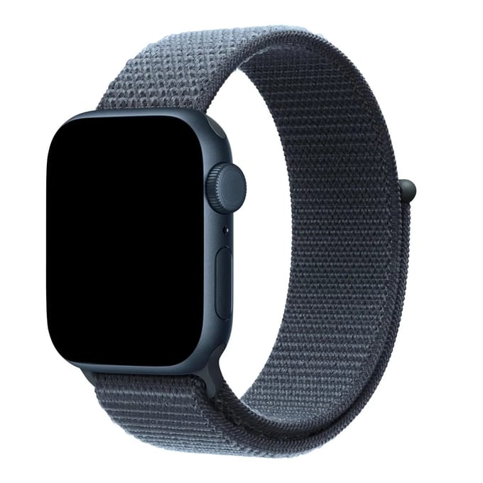 2+1 | Apple Watch Bandje Flyne - Geweven - Nylon - Donkergrijs