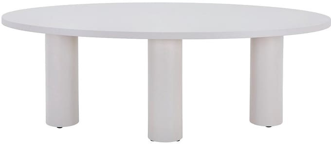 Vente-unique Eettafel voor 8 personen van MDF - Beige - FALYN