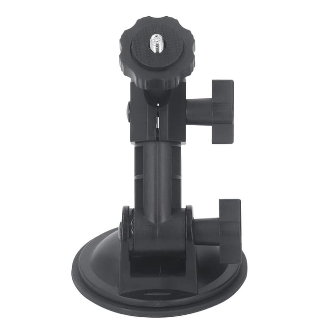 Zuignap Camera Autohouder Krachtige Hoge Belastbaarheid Voorruit Camera Houder voor Actiecamera black