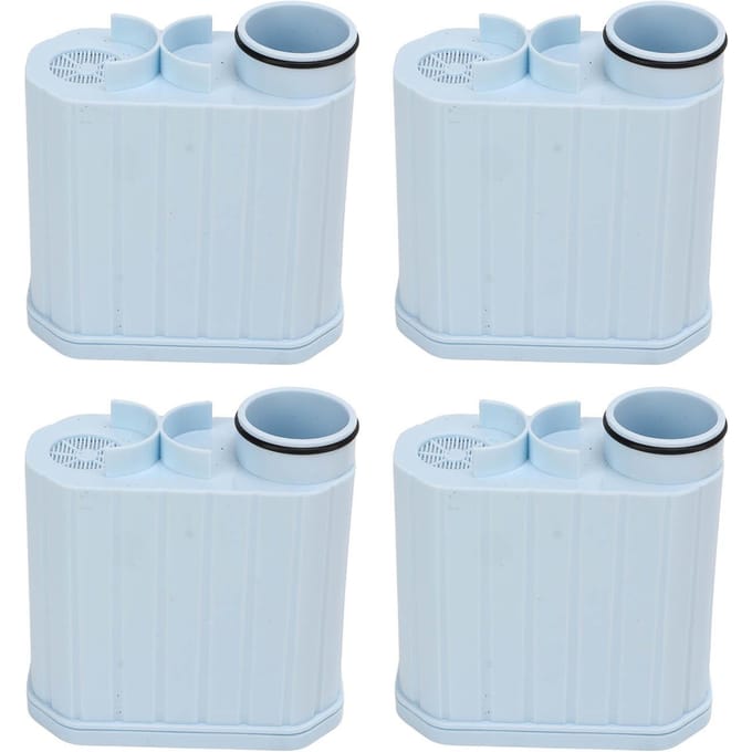 Lot de 4 filtres à eau de rechange pour machine à café Saeco Aquaclean CA6903 10 accessoires white