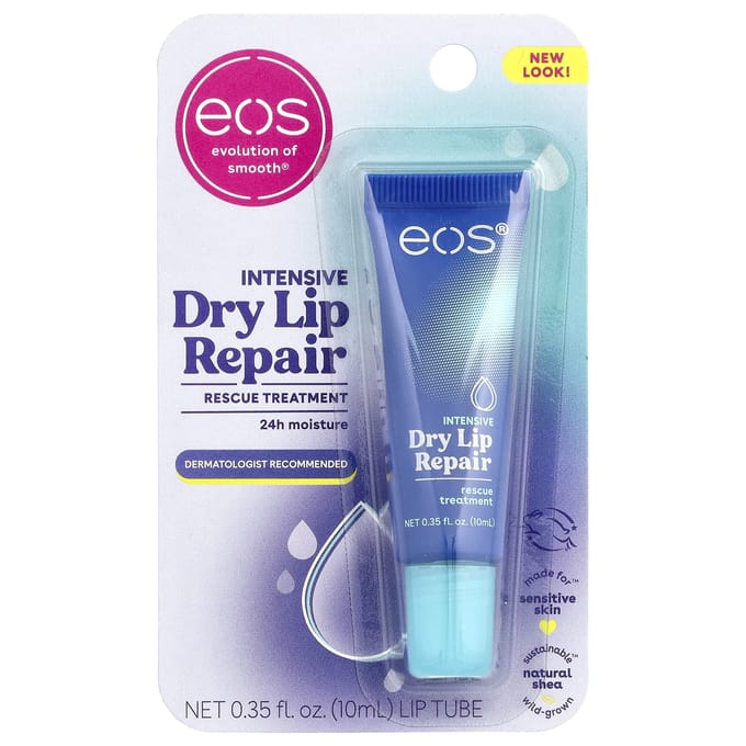 EOS Intensieve Droge Lippen Herstel Reddingsbehandeling, 10ml (0,35 fl oz) blue