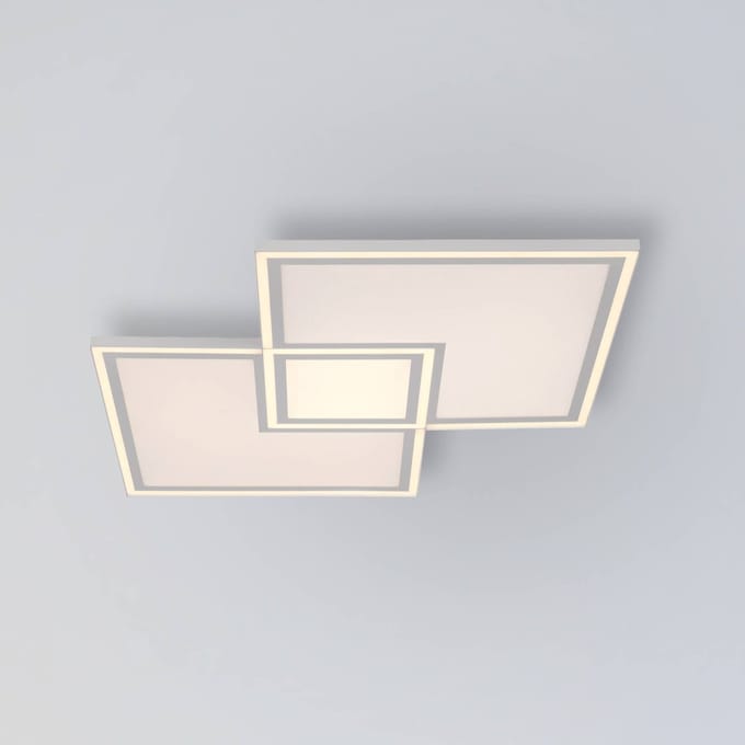 JUST LIGHT. GmbH LED plafondlamp Edging CCT, 67,5 x 67,5cm