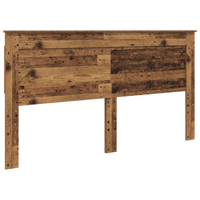 vidaXL Hoofdbord Oud Hout Bewerkt hout