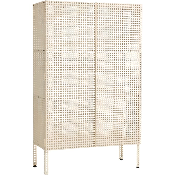 HAY Geperforeerd kabinet - Large - HAYPerforatedCabinetEggshell