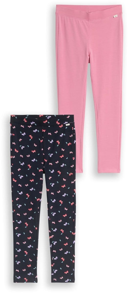 Tom Tailor - Basic legging in een set van 2 - Maat 104 - smooth rose
