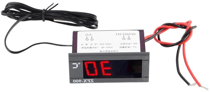 Digitale Temperatuurcontroller met LED Paneel en Sensor voor Koelkasten en Vrieskasten - TPM-900 Model