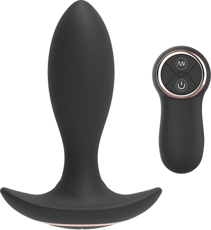 Ivy The Commander Vibrating Anal Toy Zwart