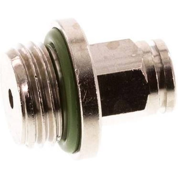4mm x G1/4'' Messing Insteekfitting Buitendraad FKM [2 Stuks]