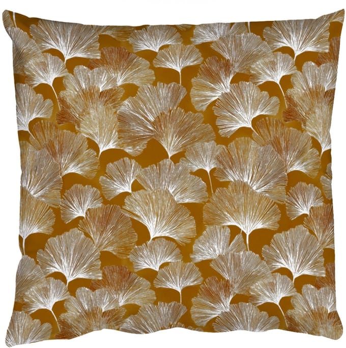 Sierkussens - Kussentjes Woonkamer - 60x60 cm - Ginkgo - Bladeren - Goud