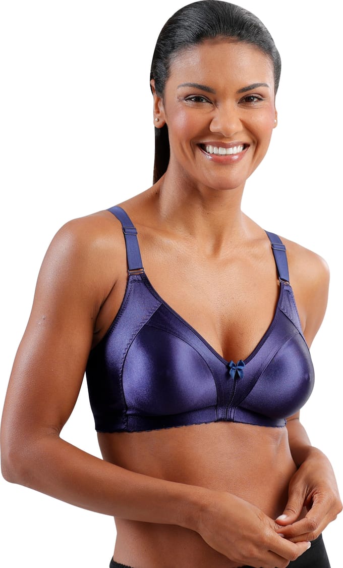 Naturana - Minimizer bh met glanzend patroon - 5063 - Pacific Blue - 100B