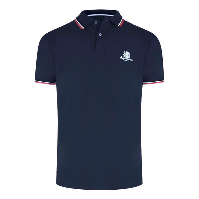 Aquascutum Active Katoenen Polo In Marineblauw