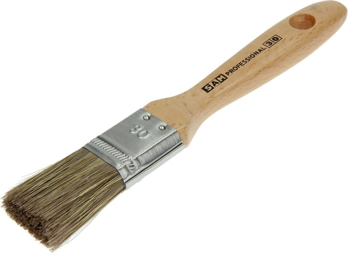 SAM professional acryl platte verfkwast dubbeldik - 30 mm.