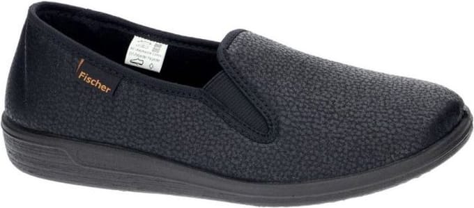 Fischer -Heren - zwart - pantoffels & slippers - maat 47