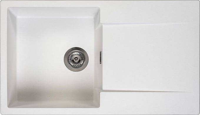 Reginox Amsterdam 10 spoelbak 86x50cm Pure White R30912