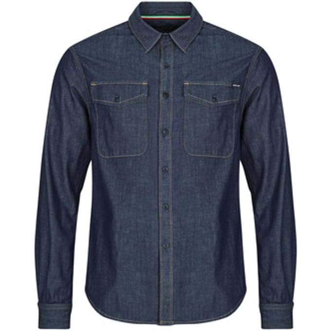 Replay Heren Overhemd regular fit Blauw M Volwassenen