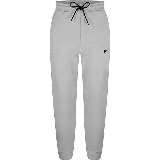 Boss Heren Hadiko Joggingbroek Katoenmix (Lichtgrijs)