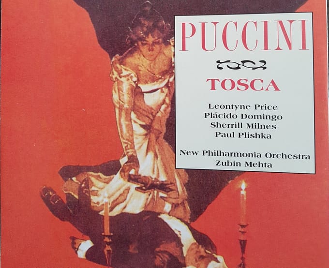 2-CD Puccini - TOSCA - PRICE / DOMINGO / NEW PHILHARMONIA ORCHESTRA / MEHTA
