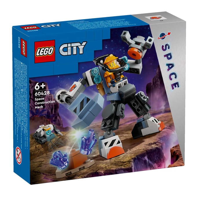 LEGO 60428 City Ruimtebouwmecha Robot Ruimte Speelgoed voor Kinderen van 6 jaar en Ouder