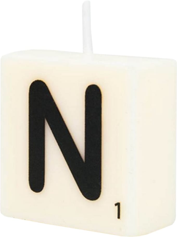 Letter Kaarsje - N