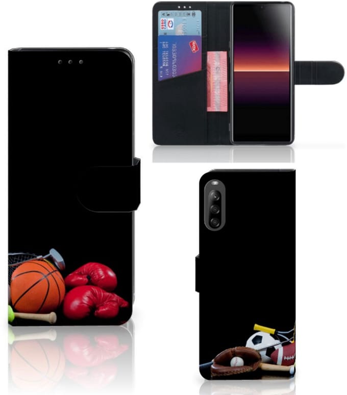 Sony Xperia L4 Wallet Case met Pasjes Sports
