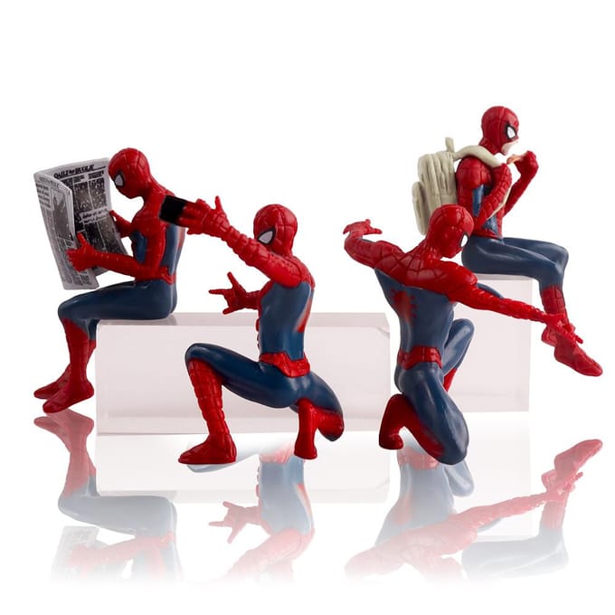 Marvel Spider-Man Actiefiguur 7-9cm Superheld Speelgoed Anime Collectie Mini Model voor Kinderen Cadeau red