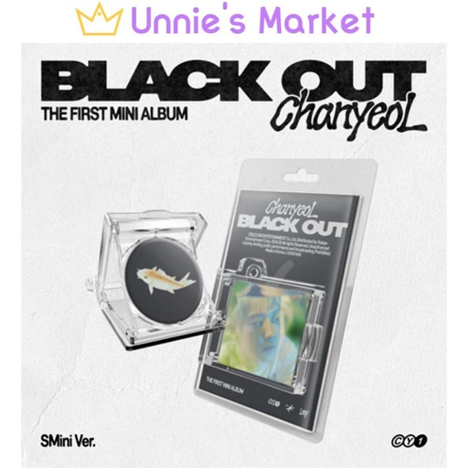 SMini Ver Slim Album CHANYEOL 1e Mini Album Black Out No POB white