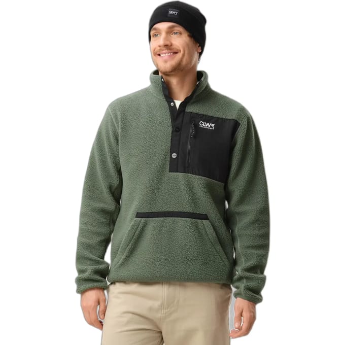 Fleece met drukknoopjes Colourwear Pile