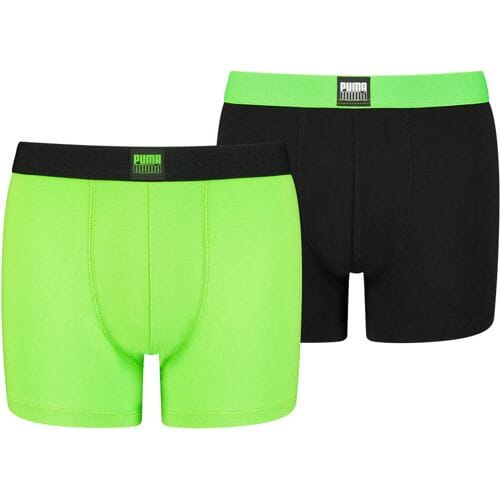 Puma Boys Placed Logo Boxer Green Combo 2-Pack-122/128