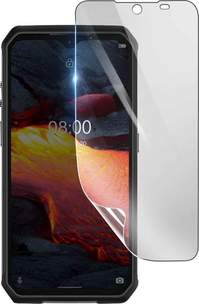 3mk, Geschikt voor Ulefone Armor 9E, Schokbestendige Hydrogel Screenprotector, Transparant