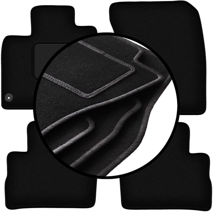 Complete set veloursmatten voor: Nissan Qashqai III mHEV SUV (2021-)