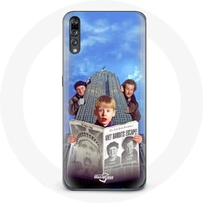 Coque pour Huawei p20 Home Alone Maman j'ai encore raté l'avion