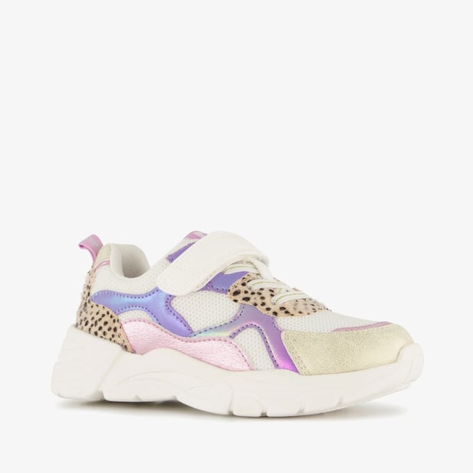 Blue Box meisjes dad sneakers wit pastel - Maat 33