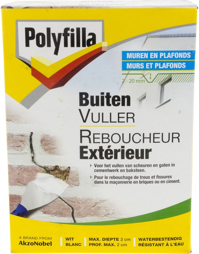 Polyfilla Buitenvuller (Poeder) 2 Kg