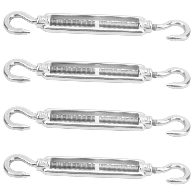 10 stuks 304 Spanner RVS Haak en Haak Draadspanner Staalkabelspanner M6