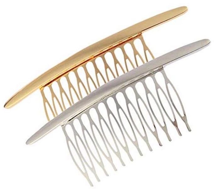 Gebogen Haarclips Set van 2 - Elegante Styling Tool voor Vrouwen en Meisjes