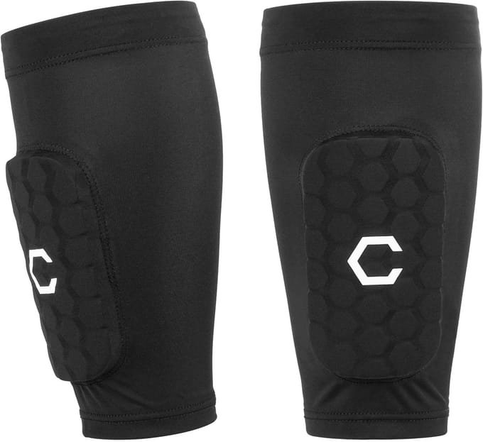 Scheenbeschermer Control - shin pad sleeves - zwart - Junior