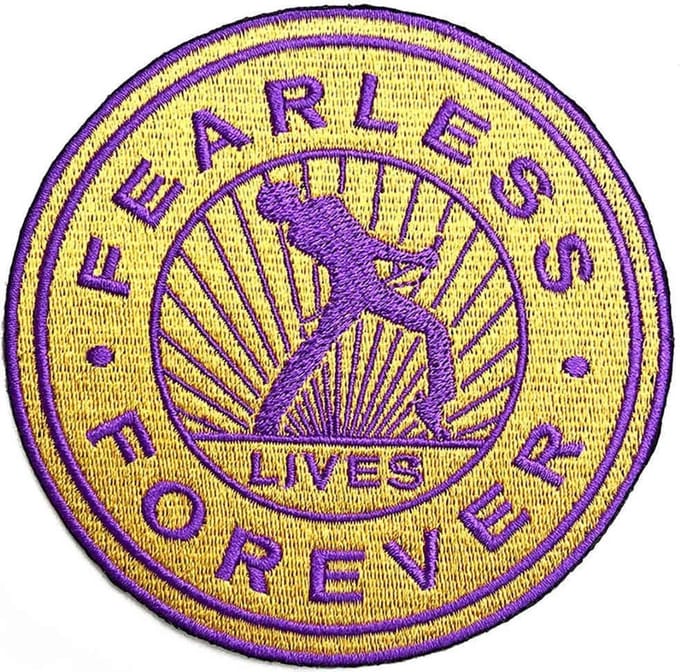 Queen - Fearless Patch - Geel/Paars