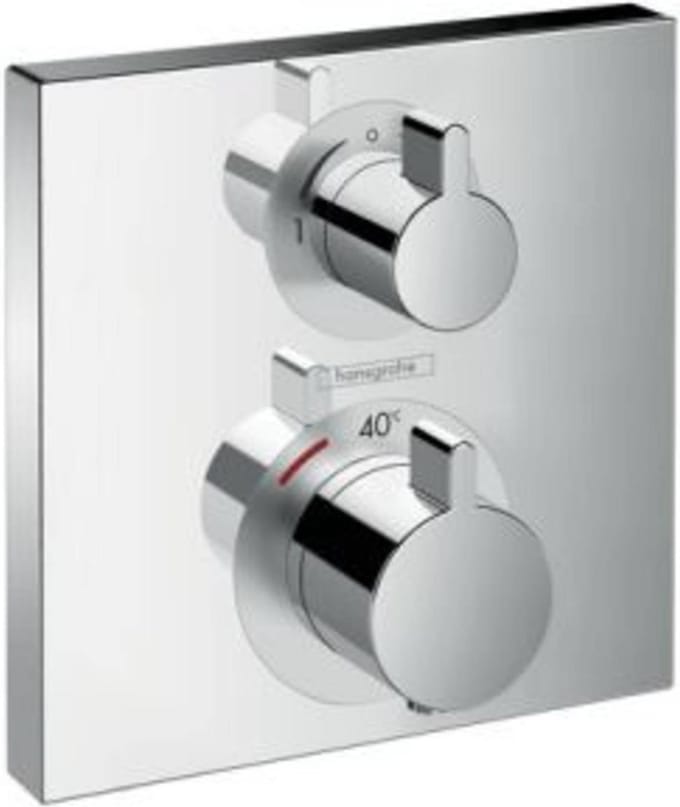 hansgrohe Ecostat Square thermostaat afbouwdeel voor 2 functies chroom