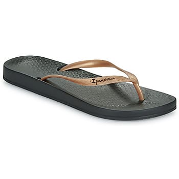 Ipanema Anatomic Tan Dames Slippers - Black/Gold