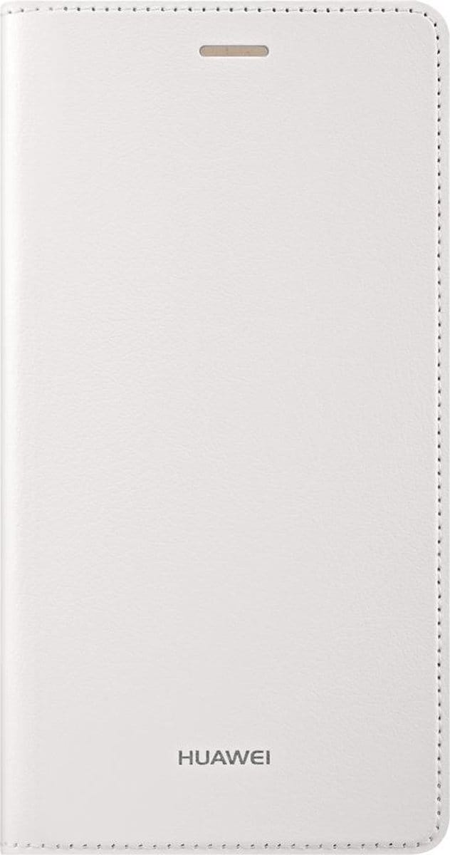 Huawei flipcover leder voor Huawei P8 Lite 2016 - wit