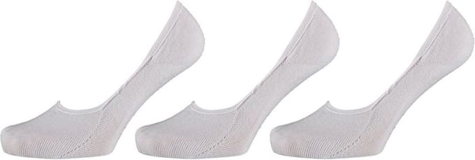 Apollo - 6-Pack - Bamboe Footies - No Show - Vochtabsorberend - Heren / Dames - wit - 43-46 - 121477000