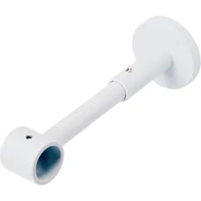 Decomode Gordijn Steunen Inkortbaar 7-15cm Wit Mat 28mm