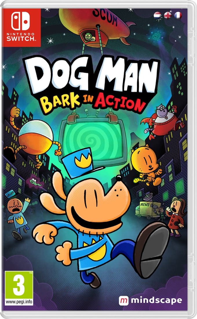 Nintendo Switch Switch Dog Man - Bark in Action Games