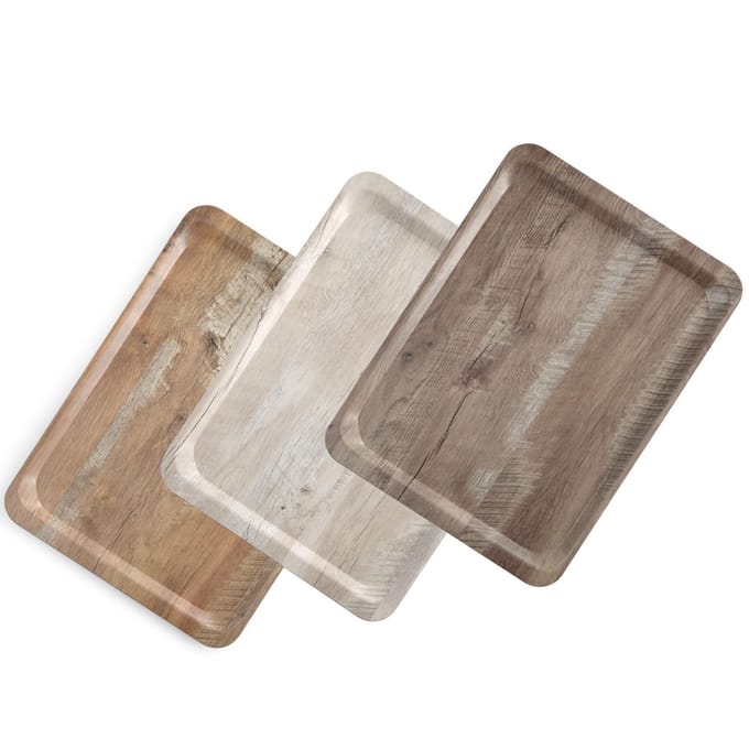 HENDI Dienblad melamine – houtlook – krasbestendig – 330x430 mm