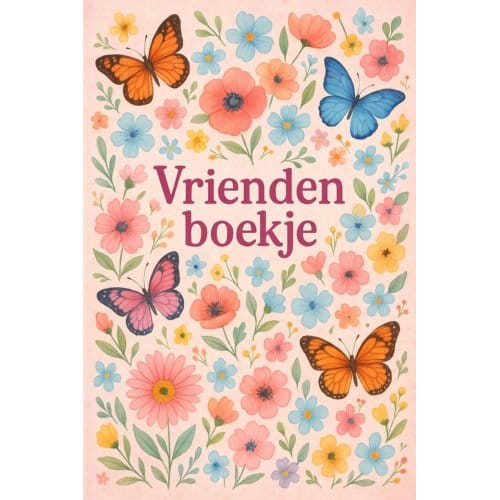 Bloemen En Vlinders Vriendenboekje - Andries B.V.