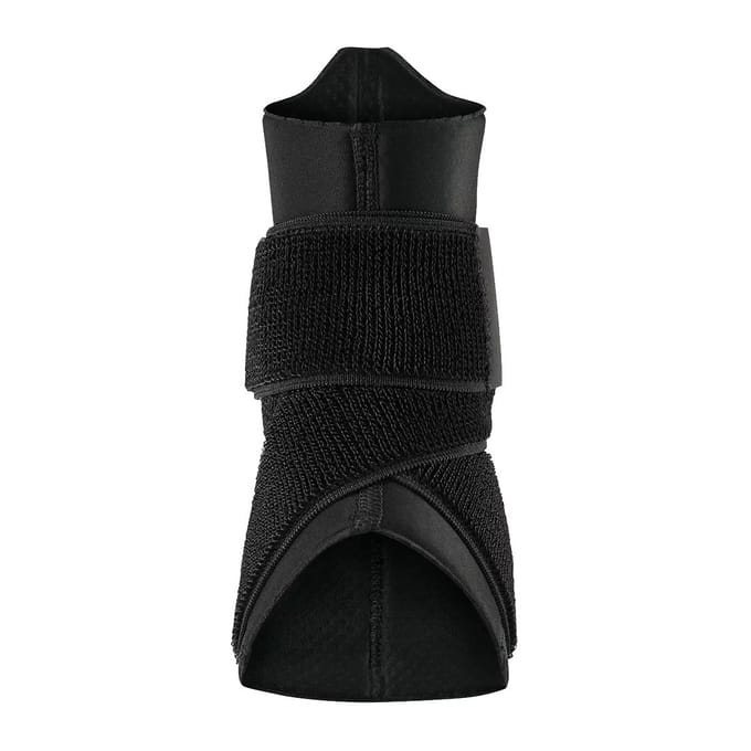 Nike Pro compressie-enkelbandage (Zwart/Wit)