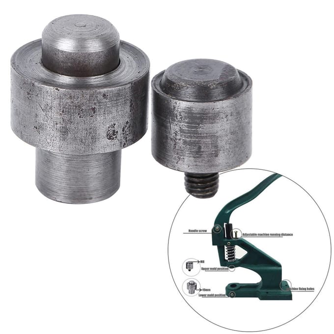 Handpersmachine Setter Oogjespons Grommet Matrijs Mal Handmatig Installatiegereedschap 17mm 3mm