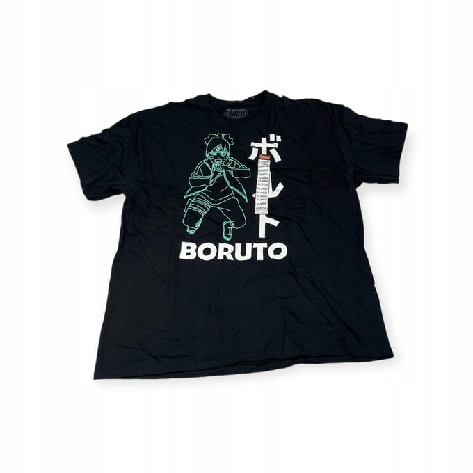 Koszulka T-shirt męski okrągły dekolt SPENCER'S BORUTO XL gray