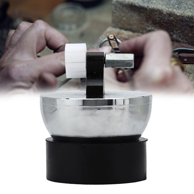 Professionele Ring Armatuur Klem Graveren Zetgereedschap Kit Sieraden Bewerkingsgereedschap (C) white