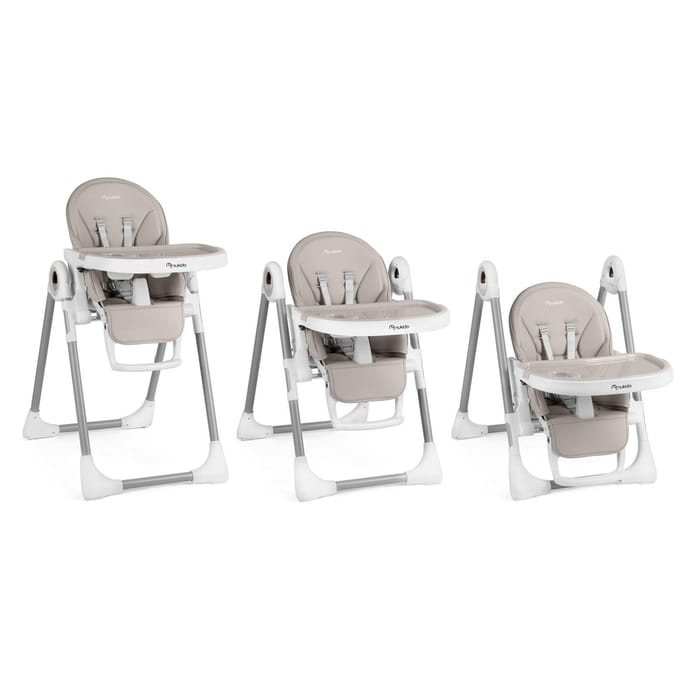 Kinderstoel met tafel, Belo ligstoel, grijs